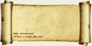 Jana Adnađević vizit kartica